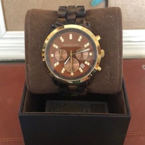 Michael kors watch (tortoise shell)